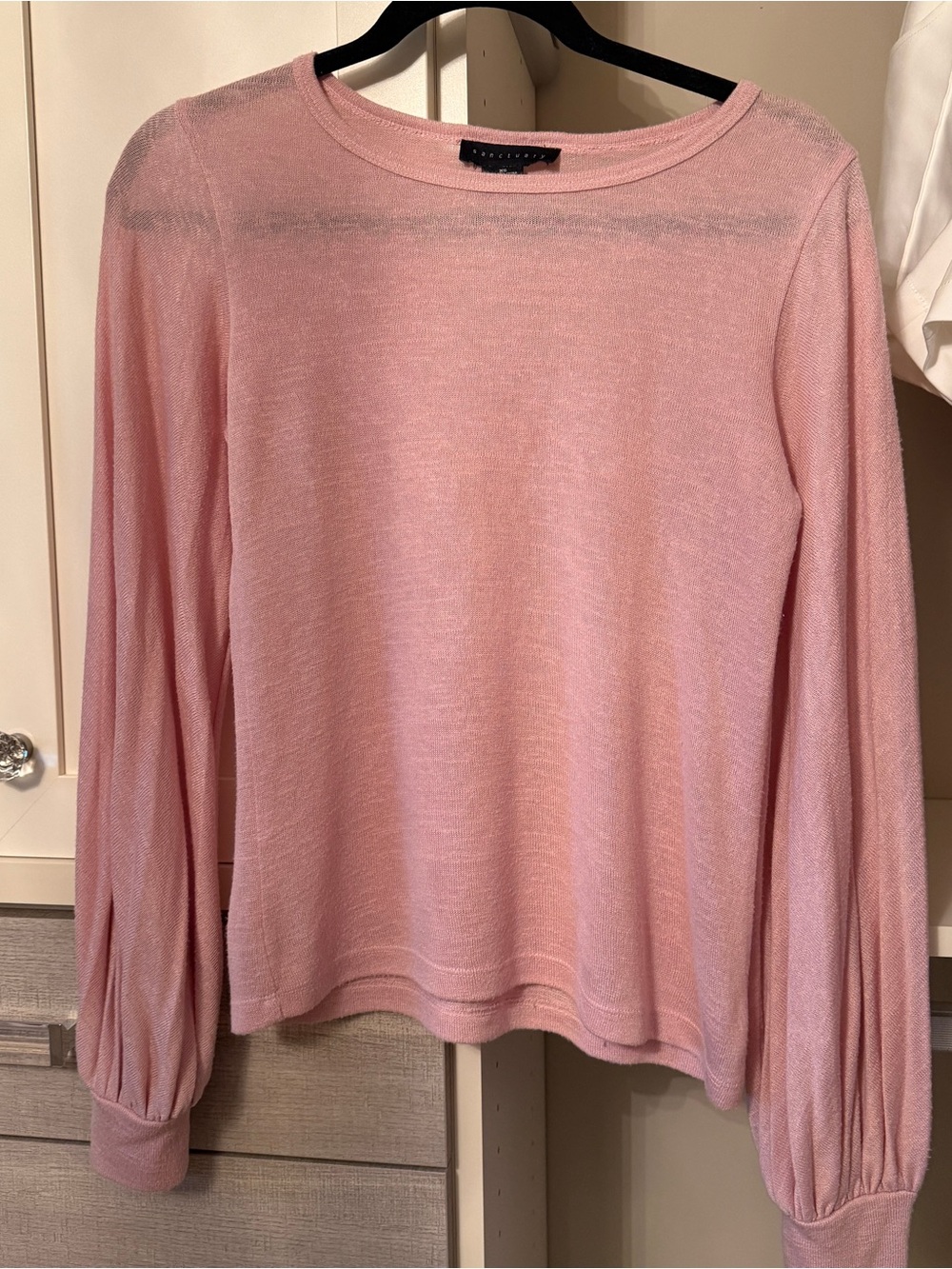Sanctuary Pink Long flutter Sleeve Lightweight Top